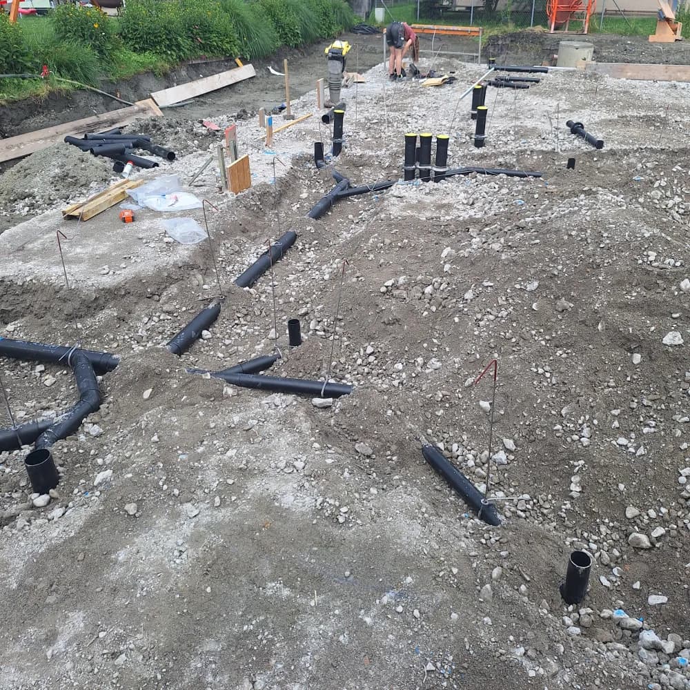 Kanalbau und Versorgungsleitungen